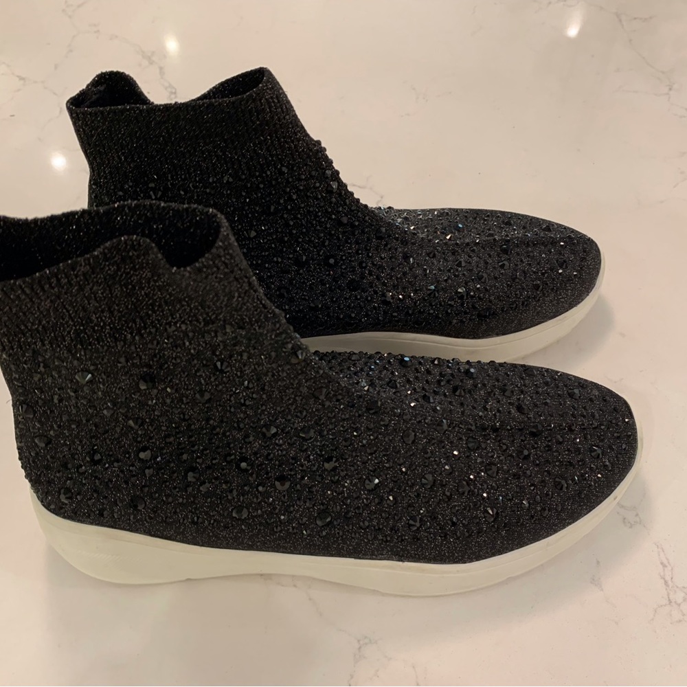 Sparkly sock boot